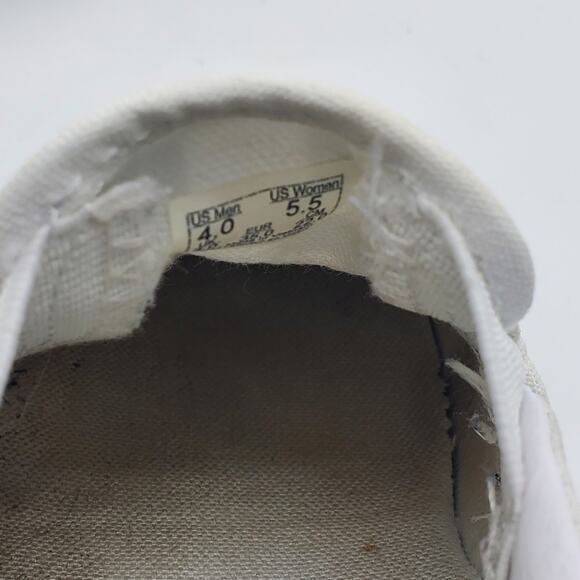 Vans Classic Slip On Checkerboard Shoe Sneaker Unisex White No Lace 4.5M/5.5W - Picture 3 of 4